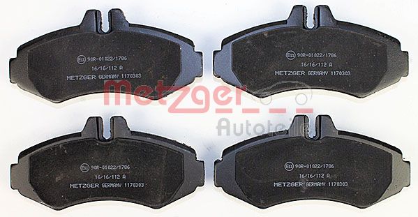 Колодки тормозные дисковые METZGER 1170303