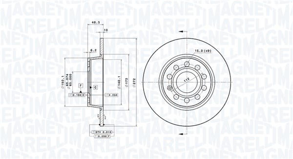 Запчасть MAGNETI MARELLI 360406107801