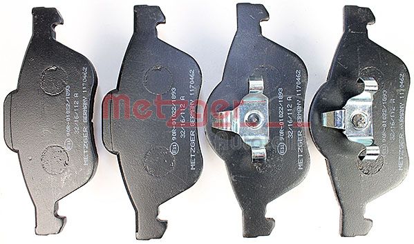 Колодки тормозные дисковые METZGER 1170462