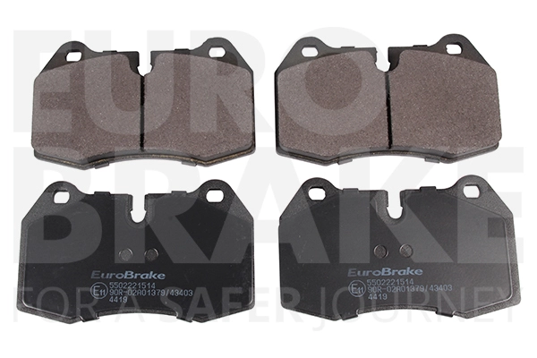 Тормозные колодки дисковые передние EUROBRAKE 5502221514