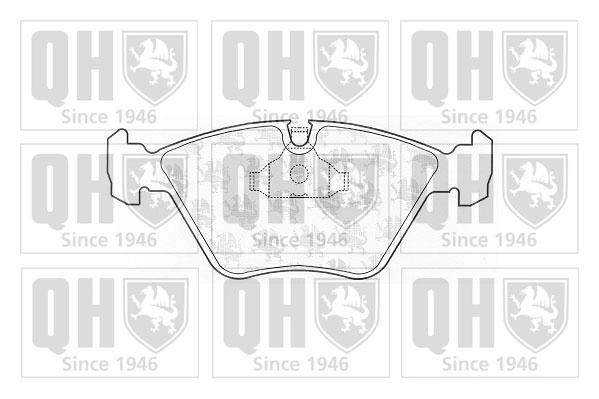 Колодки тормозные QUINTON HAZELL BP473
