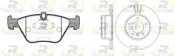 Комплект тормозов дисковый тормозной механизм ROADHOUSE 8270.00