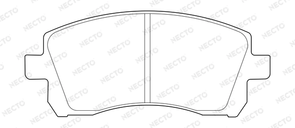 Колодки тормозные дисковые NECTO FD7218A