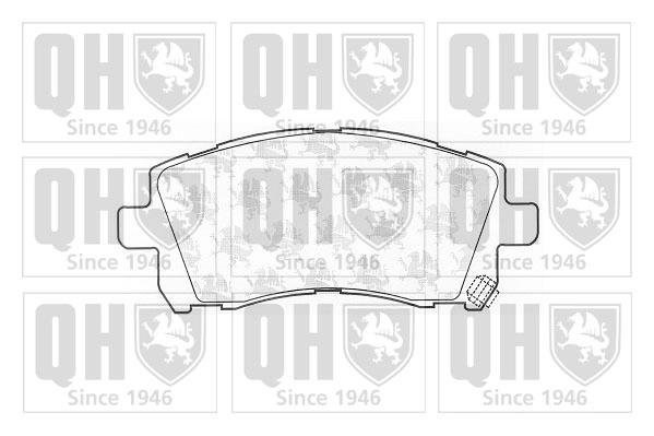 Колодки тормозные дисковые QUINTON HAZELL BP1180