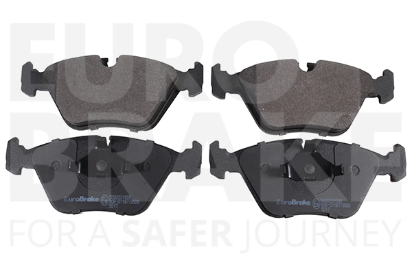 Тормозные колодки дисковые передние EUROBRAKE 5502221508