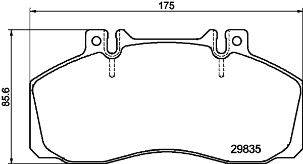 Колодки тормозные дисковые HELLA/BEHR/PAGID 8DB355005311