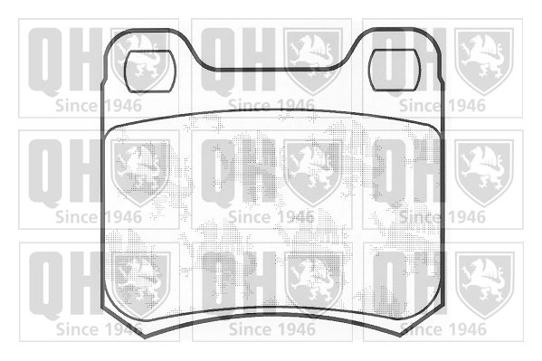 Колодки тормозные QUINTON HAZELL BP569