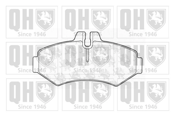 Колодки тормозные дисковые QUINTON HAZELL BP1246