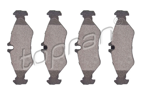 Set brake pads HANS PRIES/TOPRAN 112167