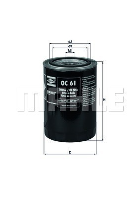 Фильтр масляный MAGNETI MARELLI 154076402460