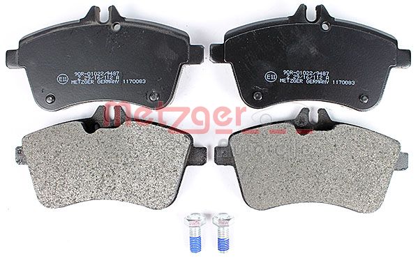 Колодки тормозные дисковые METZGER 1170083