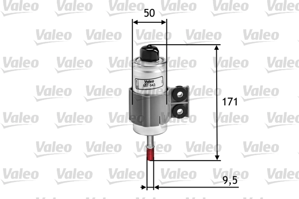 Фильтр топливный VALEO 587043