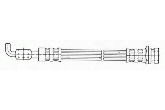 Шланг тормозной NIPPARTS J3703021