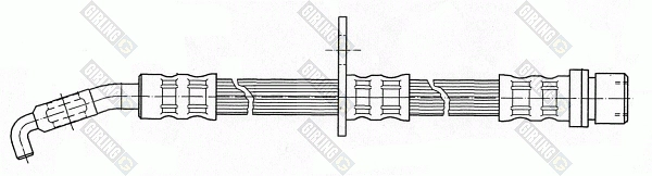 Шланг тормозной GIRLING 9004412