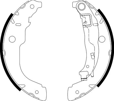 Колодки тормозные барабанные HELLA/BEHR/PAGID 8DB355003031