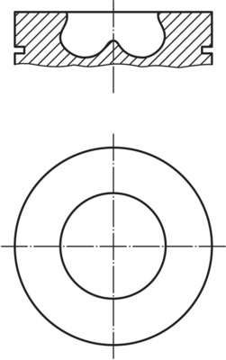 Поршень двс MAHLE/KNECHT 013PI00107000