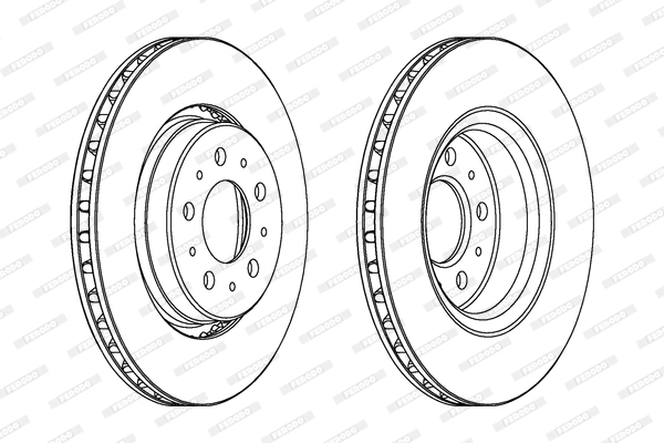 Диск тормозной FERODO DDF1031