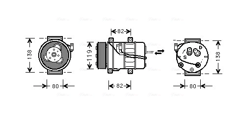 AVA QUALITY COOLING VOAK054