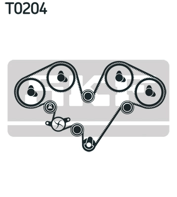 Комплект ремня грм SKF VKMC03902