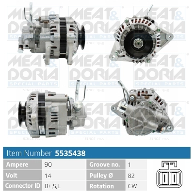 Alternator MEAT & DORIA 5535438