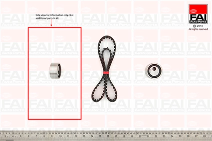 Комплект грм FAI AUTOPARTS TBK88