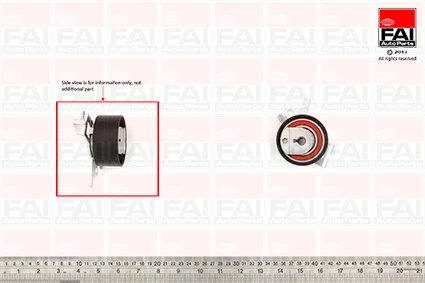 Ролик натяжной ремня грм FAI AUTOPARTS T9533