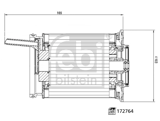 Фильтр топливный a6 (15-) q7 (16-) 3.0tdi FEBI BILSTEIN 172764