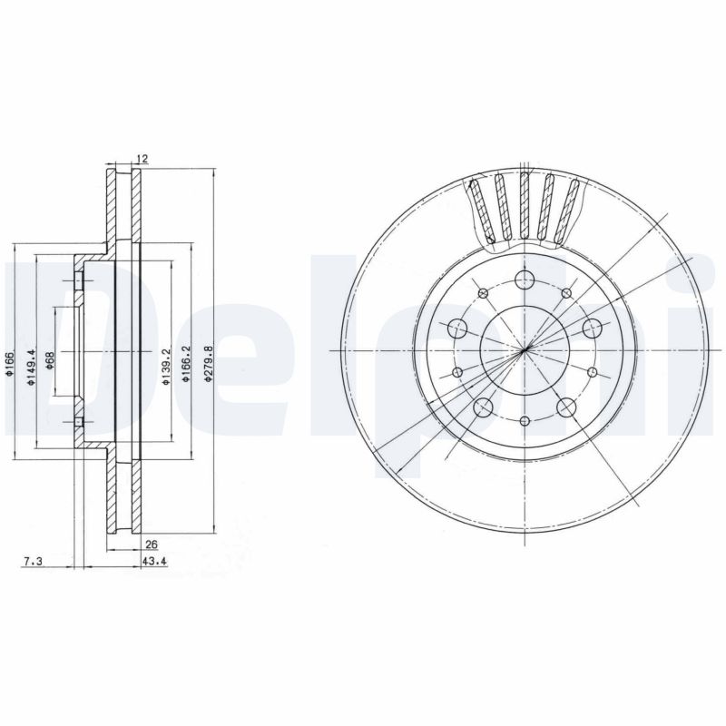  DELPHI BG2841C