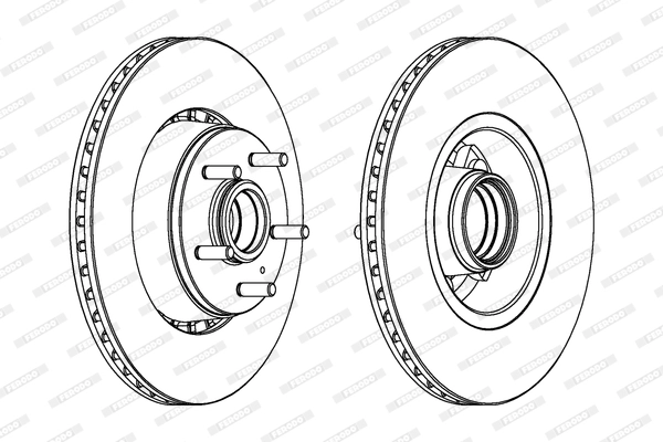 Диск тормозной FERODO DDF434