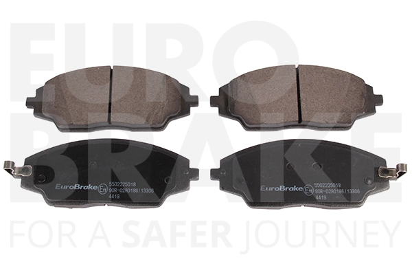 Тормозные колодки дисковые передние EUROBRAKE 5502225018