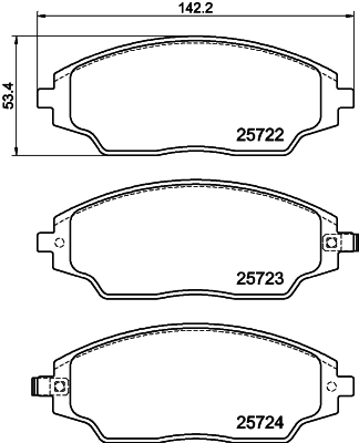 Колодки тормозные дисковые MINTEX MDB3733