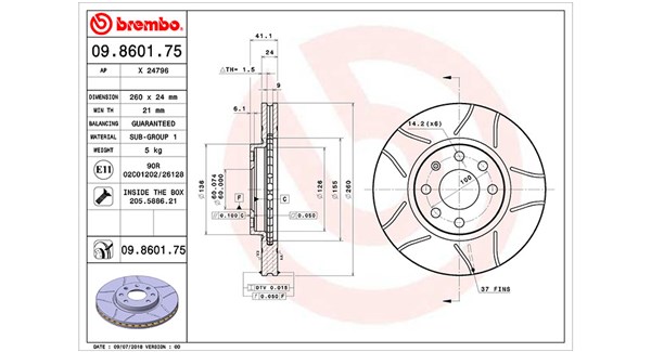 Тормоз.диски opel vauxhall MAGNETI MARELLI 360406039505