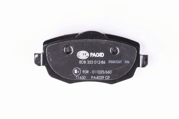 Колодки тормозные дисковые HELLA/BEHR/PAGID 8DB355012-851