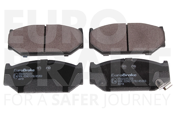 Тормозные колодки дисковые задние EUROBRAKE 5502225223