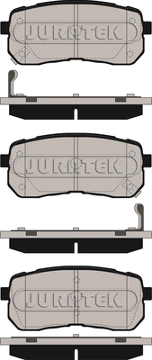 Колодки тормозные дисковые JURATEK JCP187