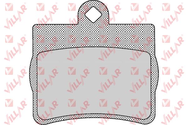 Колодки тормозные дисковые VILLAR 626.0725