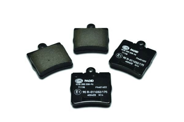 Колодки тормозные дисковые HELLA/BEHR/PAGID 8DB355008961