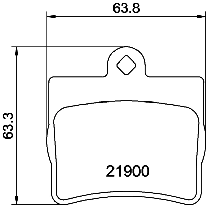 Колодки тормозные дисковые HELLA/BEHR/PAGID 8DB355008311