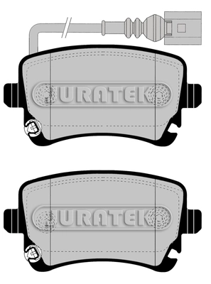 Колодки тормозные дисковые JURATEK JCP1644