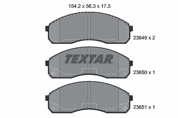 Запчасть TEXTAR 2364903