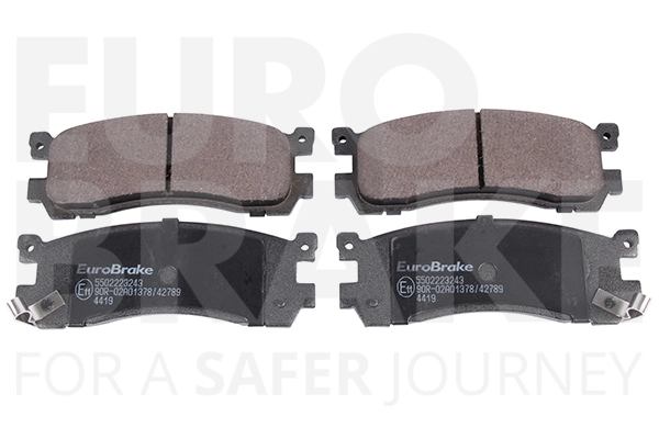 Тормозные колодки дисковые задние EUROBRAKE 5502223243