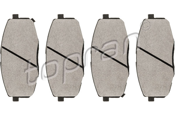 Set brake pads HANS PRIES/TOPRAN 820691