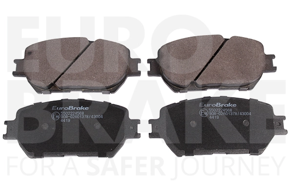 Тормозные колодки дисковые передние EUROBRAKE 5502224568
