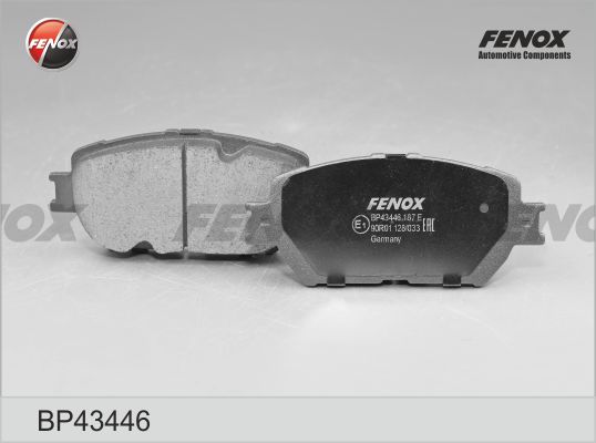 Колодки торм пер FENOX BP43446