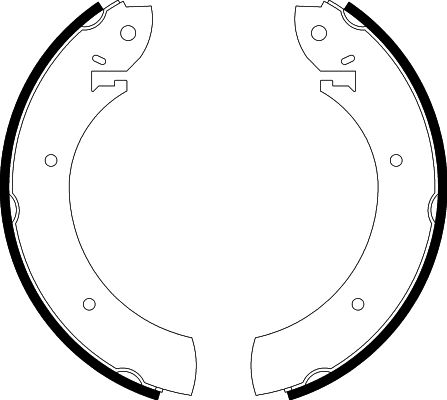 Колодки тормозные барабанные HELLA/BEHR/PAGID 8DB355001391