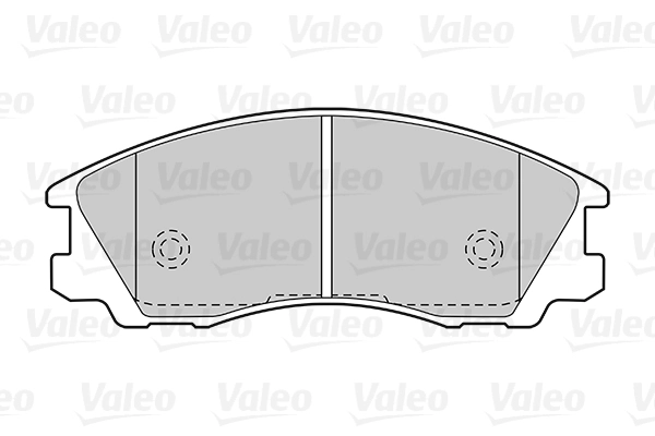 Колодки торм пер VALEO 301506