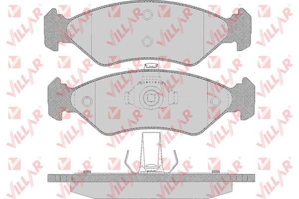 Колодки тормозные дисковые VILLAR 626.0655