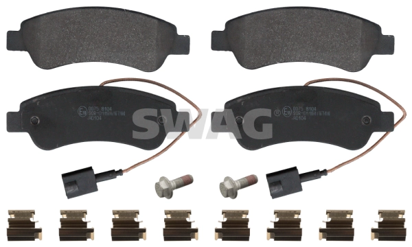 Brake pad set SWAG 64916956