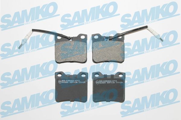 Колодки тормозные дисковые SAMKO 5SP1134