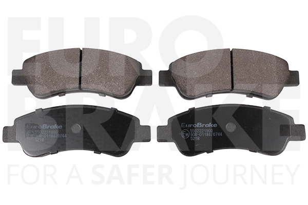 Тормозные колодки дисковые задние EUROBRAKE 5502221960